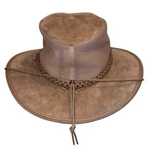 Monterey Bay Breeze Leather Hat Size L Cooling Golf Outdoors Waterproof